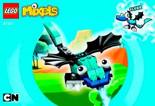 Preview for alternative construction for LEGO® Set 41511-1 - Number 1 BI 3001/20, 41511, V29