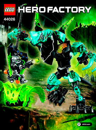 Preview for alternative construction for LEGO® Set 44026-1 - Number 2 BI 3022/32-65G 44026 V39