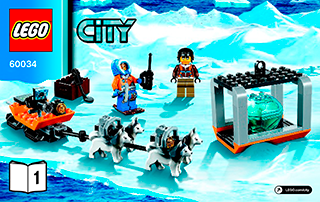 Preview for alternative construction for LEGO® Set 60034-1 - Number 1 BI 3004/36 - 60034 1/2 V29