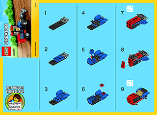Preview for alternative construction for LEGO® Set 30284-1 - Number 2 BI 2002/ 2 - 30284 V39