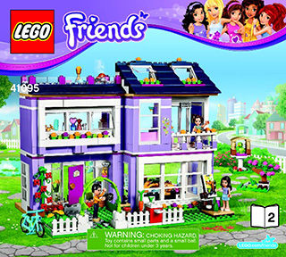 Preview for alternative construction for LEGO® Set 41095-1 - Number 4 BI 3017/68+4 / 65+115,41095 BOOK 2/3 V39