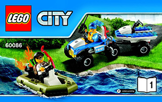 Preview for alternative construction for LEGO® Set 60086-1 - Number 2 BI 3004/36-60086 V29 1/3