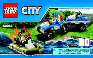 Preview for alternative construction for LEGO® Set 60086-1 - Number 3 BI 3004/36-60086 V39 1/3