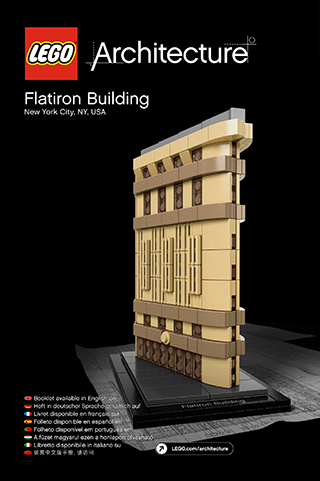 Preview for alternative construction for LEGO® Set 21023-1 - Number 1 BI 3002/84+4/115+350G 21023 V29