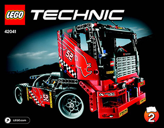 Preview for alternative construction for LEGO® Set 42041-1 - Number 4 BI 3016/48-65G 42041 V39 2/2