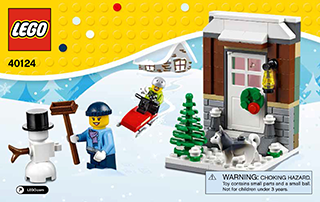 Preview for alternative construction for LEGO® Set 40124-1 - Number 2 BI 3003/24 - 40124 V39