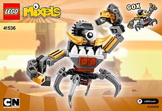 Preview for alternative construction for LEGO® Set 41536-1 - Number 1 BI 3001/24/65g MIXELS - 41536 V29