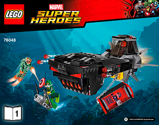 Preview for alternative construction for LEGO® Set 76048-1 - Number 1 BI 3018, 36/65g, 76048 BOOK 1/2 V29
