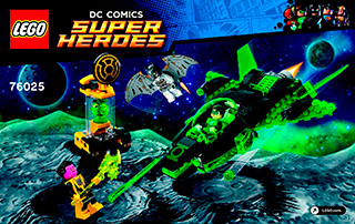 Preview for alternative construction for LEGO® Set 76025-1 - Number 4 BI 3004/76+4*- 76025 V39