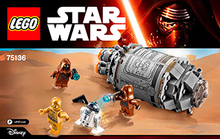 Preview for alternative construction for LEGO® Set 75136-1 - Number 1 BI 3004 60-75136 V29