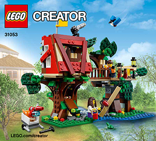 Preview for alternative construction for LEGO® Set 31053-1 - Number 1 BI 3017/80+4/65+115G, 31053 1/3 V39