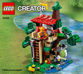 Preview for alternative construction for LEGO® Set 31053-1 - Number 5 BI 3017/60/ 65G, 31053 3/3 V39