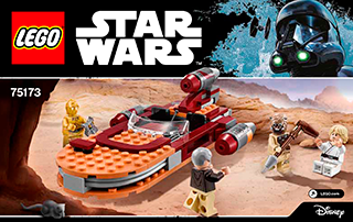 Preview for alternative construction for LEGO® Set 75173-1 - Number 1 BI 3004/48, 75173 V29