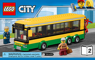 Preview for alternative construction for LEGO® Set 60154-1 - Number 4 BI 3004/56, 60154 2/2 V39