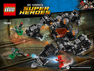 Preview for alternative construction for LEGO® Set 76086-1 - Number 1 BI 3019/64+4*, 76086 V29