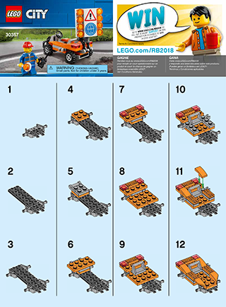 Preview for alternative construction for LEGO® Set 30357-1 - Number 2 BI 2002/ 2, 30357 V39