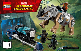 Preview for alternative construction for LEGO® Set 76099-1 - Number 2 BI 3004/28, 76099 V39 1/2