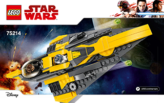 Preview for alternative construction for LEGO® Set 75214-1 - Number 1 BI 3004/80+4, 75214 V29