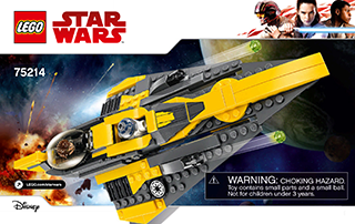 Preview for alternative construction for LEGO® Set 75214-1 - Number 2 BI 3004/80+4, 75214 V39