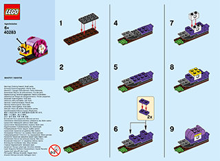 Preview for alternative construction for LEGO® Set 40283-1 - Number 2 BI 2002/ 2, 40283 V39