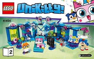 Preview for alternative construction for LEGO® Set 41454-1 - Number 3 BI 3004/52, 41454 2/2 V29