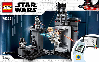 Preview for alternative construction for LEGO® Set 75229-1 - Number 2 BI 3004/80+4, 75229 V39