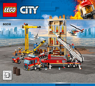 Lego Straz Pozarna W Srodmiesciu Klocki Lego City Mojeklocki24