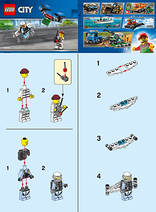 Preview for alternative construction for LEGO® Set 30362-1 - Number 1 BI 2002/ 2, 30362 V29