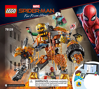 Preview for alternative construction for LEGO® Set 76128-1 - Number 2 BI 3017, 72+4/65+115G, 76128 V39