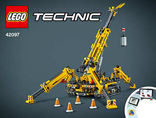 Preview for alternative construction for LEGO® Set 42097-1 - Number 1 BI 3019, 184+4/65+200G, 42097 V29/V118