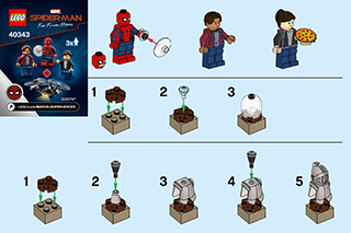 Preview for alternative construction for LEGO® Set 40343-1 - Number 1 BI 2001/2, 40343 V46