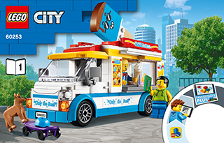 Preview for alternative construction for LEGO® Set 60253-1 - Number 1 BI 3101, 48/65G, 60253 1/2 V29