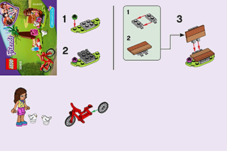 Preview for alternative construction for LEGO® Set 30412-1 - Number 1 BI 2001/ 2, 30412 V29