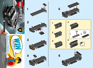 Preview for alternative construction for LEGO® Set 30342-1 - Number 2 BI 2002/ 2 - 30342 V39