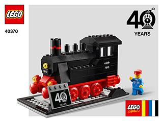 Preview for alternative construction for LEGO® Set 40370-1 - Number 1 BI 3105, 52/65G, 40370 V29