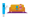 small LEGO critter with a device in hand on the sofa, larger critter talking