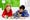 Lifestyle image of children playing with LEGO Luigi on the adventures with Luigi™ Starter Course