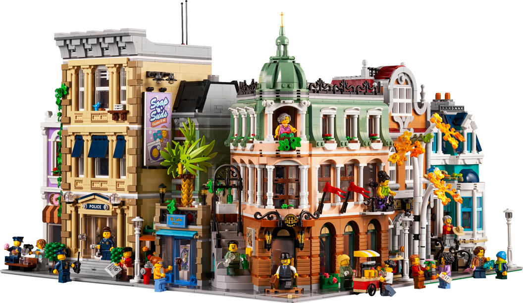Image du produit de l'arrière de l'ensemble LEGO® Boutique Hotel