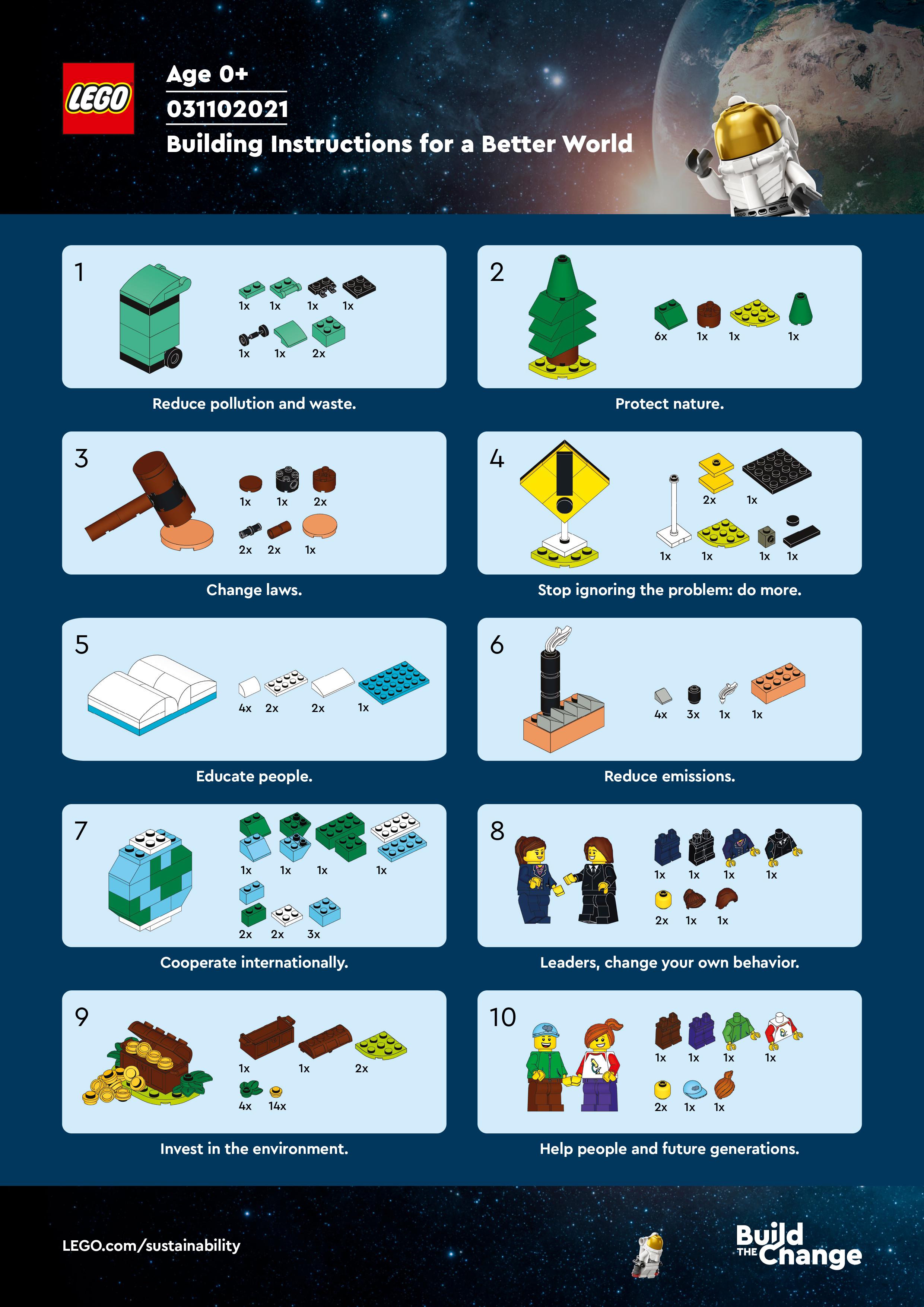 etnisk inden for melon Building Instructions for a Better World - About Us - LEGO.com
