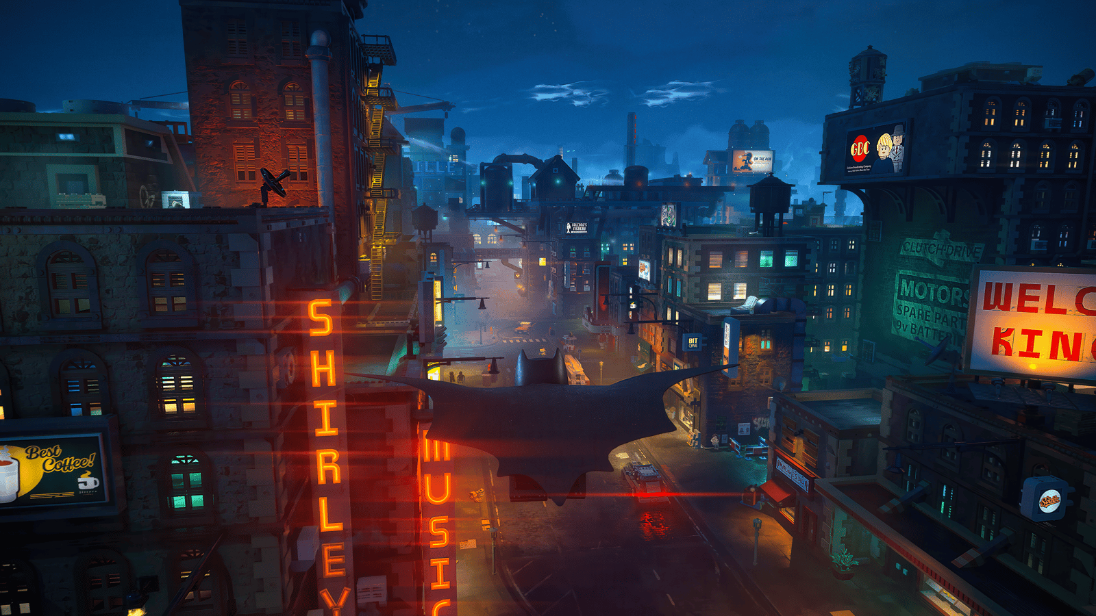 LEGO Batman: Legacy of the Dark Knight — open-world Gotham City in-game screenshot