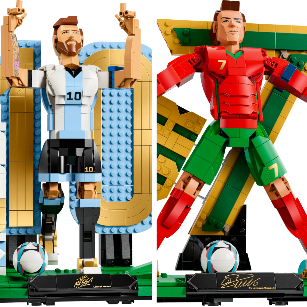 Lego X Ramboll Lego launches football sets with Ronaldo, Mbappe, Messi, Vini Jr