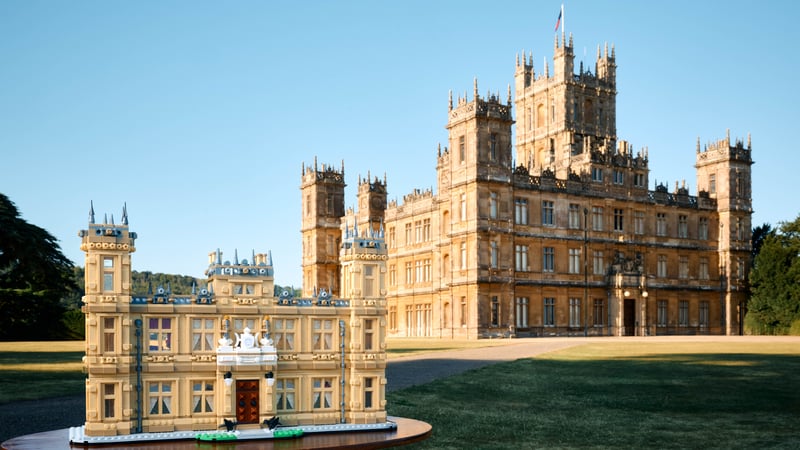 LEGO Ideas Downton Abbey model of Highclere Castle