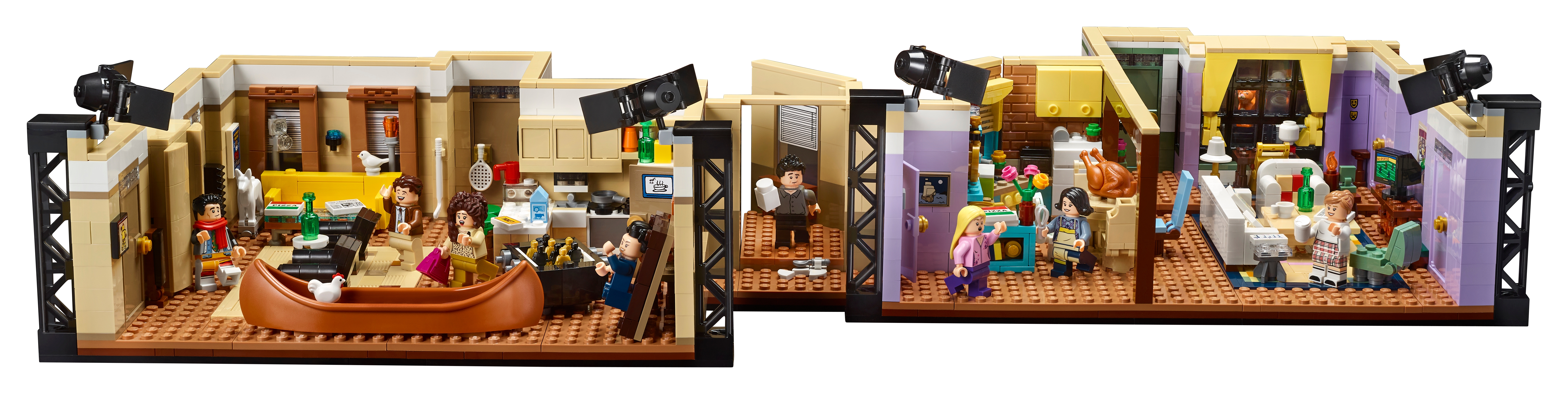 New 2,048 Piece Friends LEGO Set Includes Both Apartments