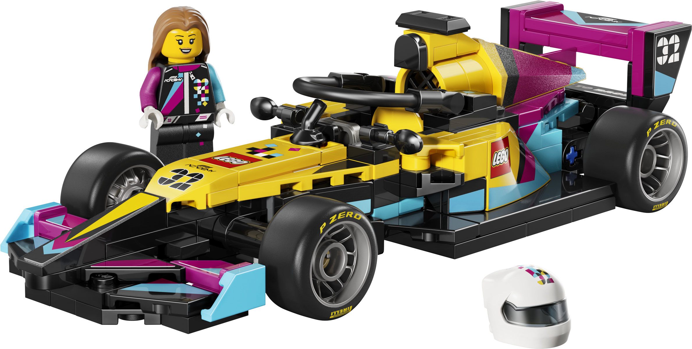 LEGO Set with LEGO Racing Car