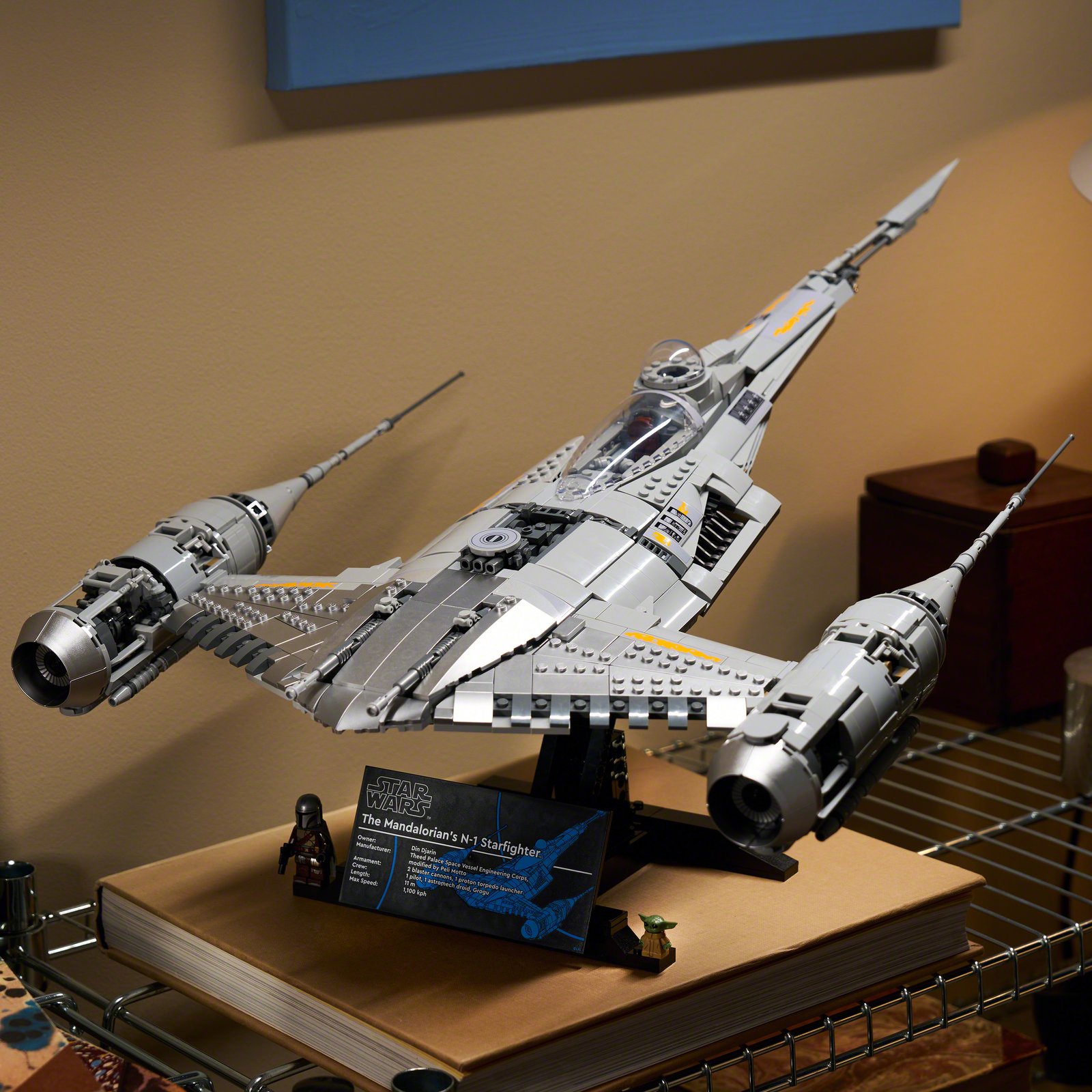 LEGO Star Wars The Mandalorian's N-1 Starfighter 75442 lifestyle environmental photo