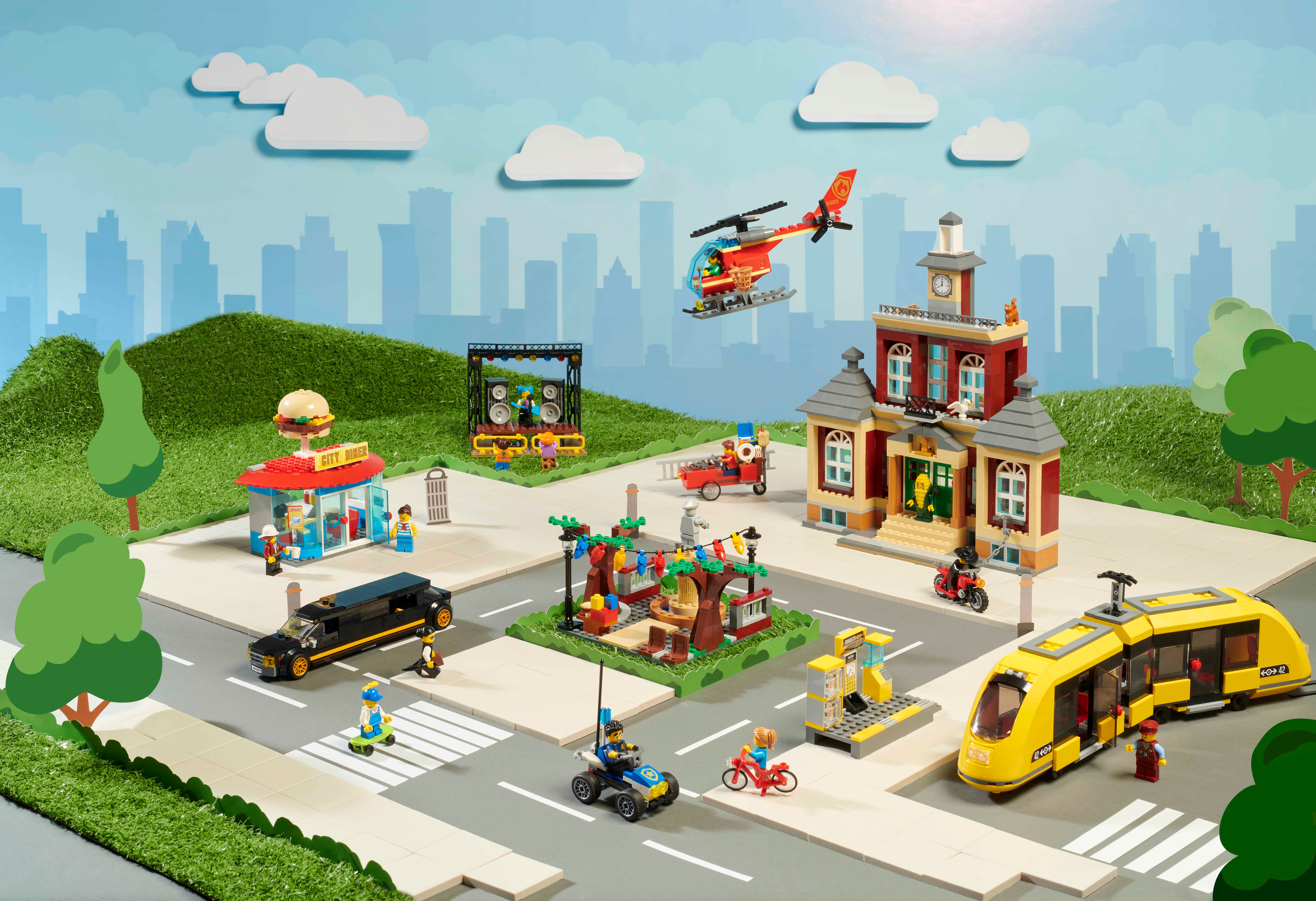 Sluipmoordenaar tot nu excelleren LEGO CITY Main Square - About Us - LEGO.com