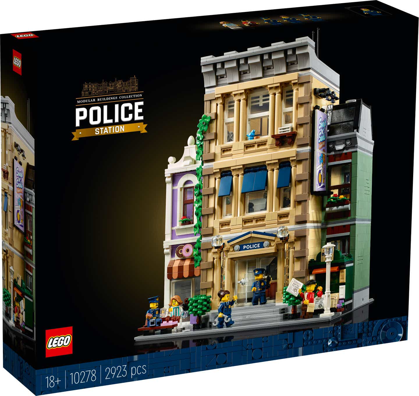 THREEFLOOR POLICE STATION JOINS THE LEGO® MODULAR BUILDINGS COLLECTION