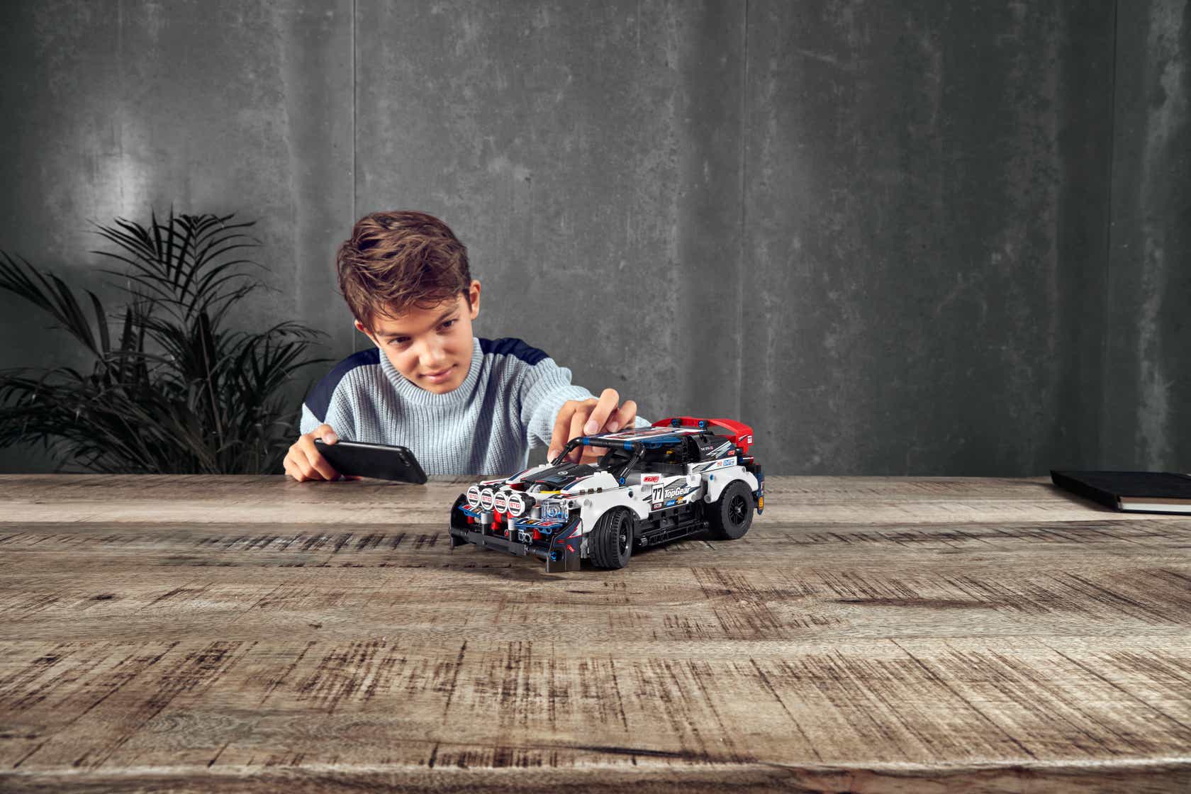 LEGO Technic app controlled rally car