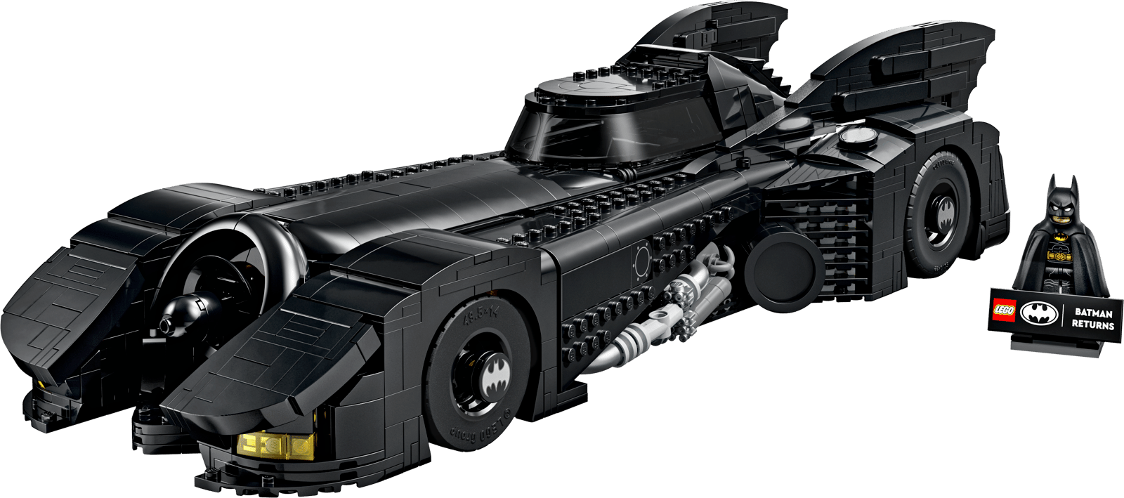 LEGO DC Batman Returns Batmobile 76355, modèle officiel noir avec Batmissile