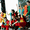 LEGO colleagues posing on a stage